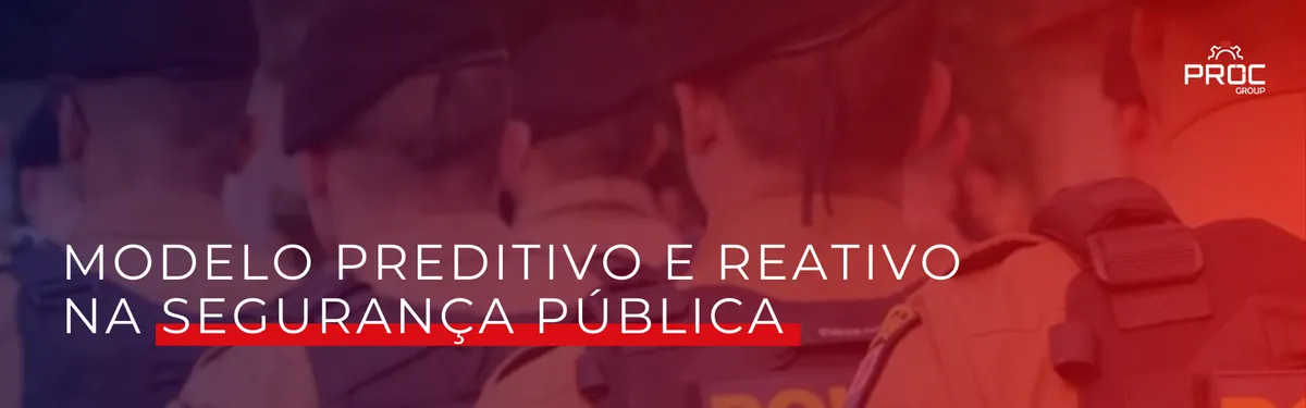 Modelo preditivo e reativo na segurança pública